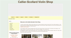 Desktop Screenshot of cs-violin-shop.com