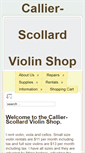 Mobile Screenshot of cs-violin-shop.com