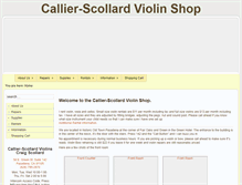 Tablet Screenshot of cs-violin-shop.com